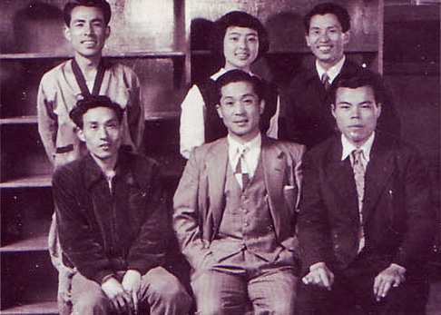 西尾家具前会長と従業員